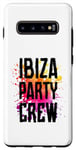 Coque pour Galaxy S10+ Ibiza Party Crew Colorful | Vacation Team
