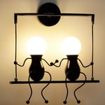 Kreativ Humanoid LED-vägglampa Modern LED-vägglampa Art Deco W