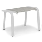 Hånger fotpall vit/gråbeige