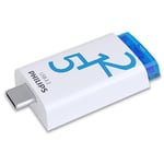 Philips Click Edition Port USB-C Lecteur Flash USB 3.2 Gen 1 512 Go pour PC, Ordinateur Portable, Smartphone, Tablette avec Port USB-C, Vitesse de Lecture jusqu'à 120 Mo/s