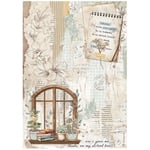 Stamperia Decoupage Papper - Secret Diary Window