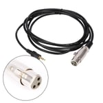 10ft 3 Pin Xlr Connector Female To 1/8 3.5mm Male Stereo Ja