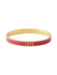 Word Candy Bangle Red Design Letters