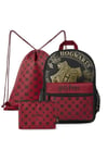 School Bag Set With Drawstring Gym Bag And Pencil Case