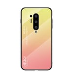 Hülle® Gradient Color Anti-Scratches Glass Case Compatible for OnePlus 8 Pro (5)