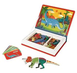 Janod Dinosaurs Magneti'book Magnetibook Magnetic Picture Toy 3-8yrs