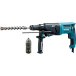 Makita Bore-/Mejselhammer SDS+ m/Selvspændende borepatron 800 watt, 230 volt