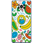 Xiaomi Poco X3 Pro Genomskinligt Skal Butterfly Veil
