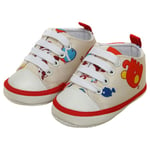 Baby Fashion Rainbow Canvas Shoes Soft Prewalkers 0-18m R 13-18months