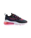 Nike Air Max 270 React SE LaceUp Multicolor Synthetic Womens Trainers CK6929 400 - Multicolour - Size UK 3.5