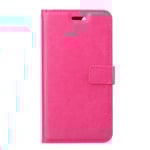 Samsung A51 - Crazy Horse Fodral - Rosa Pink Rosa