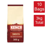 Kenco Smooth Roast Instant Vending Coffee Refill Bag 10 x 300g (Total 3kg)