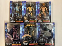 NECA Alien Vs Predator Arcade Set Of 6 Official Alien Vs Predator Action Figures