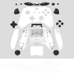 Blanc Noir - Coque De Remplacement Pour Manette Xbox One, Couvercle De La Plaque Frontale Rb Lb Rt Lt, Bouton De Déclenchement, Côté Mod