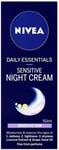 Nivea Daily Essentials Sensitive Night Cream, 50 Milliliters