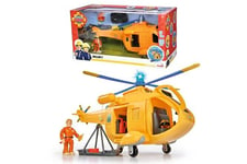 Simba 109252576 - Fireman Sam - Sam Helicopter Wallaby II with Figure Enlisting