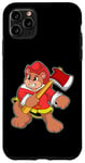 iPhone 11 Pro Max Bear Firefighter Axe Fire department Case