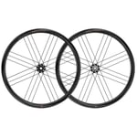 Campagnolo Bora Ultra WTO 33 Carbon Clincher Disc Road Wheelset - Black / 12mm Front 142x12mm Rear Sram XDR Centerlock Pair 11-12 Speed Tubeless 700c
