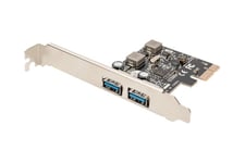 DIGITUS - USB-adapter - PCIe 2.0 - USB 3.0 x 2