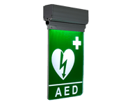 LED-skylt AED