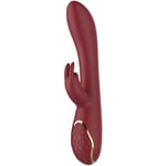Dream Toys Romance Emily vibrator med klitorisstimulator red 23 cm