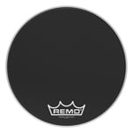 Remo PM-2418-MP- Powermax 2 Ebony Crimplock Bass Drumhead, 18"