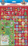Paw Patrol Christmas Mega Sticker Pack | Three Types of Stickers (Around 150 Total) | Reusable on Non-Porous Surfaces