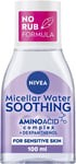 NIVEA MicellAIR Sensitive Micellar Water (100 ml),Fragrance-Free Make-Up Remover