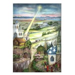 Nativity Star Bethlehem Richard Sellmer Advent Calendar 297x210 mm with glitter