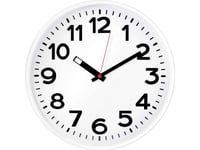 Eurotime 82321 Kvarts Väggklocka Vit