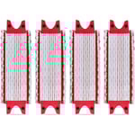 SERBIA Serbia - Lot de 4 Replacement Microfibre Pad pour Vileda EasyWring Ultramax/ 1-2 Spray Tampons Ultramax, UltraMax, UltraMax