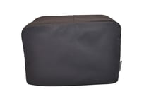 Cozycoverup® Dust Cover for Toaster in Charcoal Grey (2 Slice Long Slot 20cm(h) x 20cm(d) x 40cm(l))