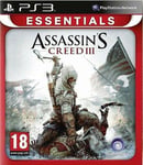 Assassin's Creed III 3 Essentials | PlayStation 3 PS3 New