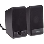 AmazonBasics Computer Speakers for Desktop or Laptop | USB-Powered