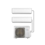 Argo Multi-Split 2x 12000 BTU A++ Wall Air Conditioner System with Single Outdoor Unit - WiFi Ready White
