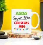 Asda Smart Price Christmas Mug Coffee and Tea 100% Dishwasher and Microwave Safe Mugs