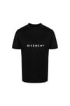 Givenchy Paris Reverse Logo T-shirt Black Men