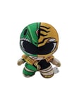BANDAI Power Rangers Merchandise Green/White Ranger Plush Toy | 19cm Freestanding Green/White Ranger Cuddly Plushie | DZNR Collectable Soft Toys For Fans Of Cute Things Make Great Power Rangers Gifts