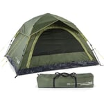 Where Tomorrow Tente Pop-up pour 4 Personnes | pour Camping, extérieur, Festival, Plage et fête | avec Protection Solaire et Protection Contre la Pluie | Tente de Bivouac légère et étanche