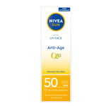 Nivea Sun UV Face Anti-Age Q10 ansiktssolskydd mot rynkor SPF50 50ml (P1)