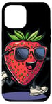 iPhone 15 Plus Cool Strawberry Costume with funny Shoes and Arms Case