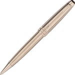 Montblanc Writing Instrument Meisterstuck Geometry Solitaire Champagne Gold Midsize Ballpoint Pen