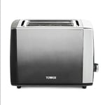 Tower T20038GRP Infinity Ombré 2 Slice Toaster, 900W, Graphite