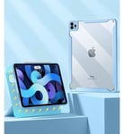 Magnetic Case for New iPad Pro 12.9 inch 2021( 5th Generation),Folio Trifold Stand Smart Cover with Detachable Slim Hard Shell Transparent Back Cover (iPad Pro 12.9 2021, Sky Blue)