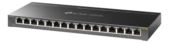 TP-Link TL-SG116E, 16-Port Gigabit Unmanaged Pro Switch, svart