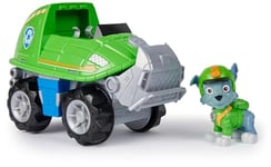 Paw Patrol Jungle Pups, Rocky Snapping Turtle Vehicle, Toy Truck with Collectible Action Figure, Kids’ Toys for Boys & Girls Aged 3 and Up