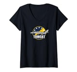 Womens F-14 Tomcat V-Neck T-Shirt
