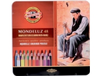 Koh I Noor KOH-I-NOOR akvarellblyanter Mondeluz metallpakke, 48 farger Koh-I-Nor