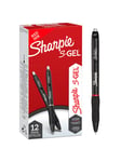 Sharpie S-Gel | Gel Pens | Medium Point (0.7mm) | Red Ink | 12 Count