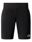 THE NORTH FACE Boys Cotton Shorts - Black, Black, Size S=7-8 Years